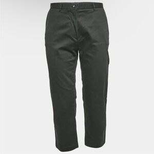 Burberry Golf Black Cotton Blend Capri Pants